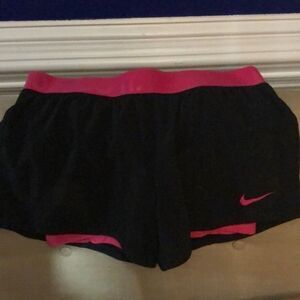 Ladies Nike Shorts with spandex underneath
